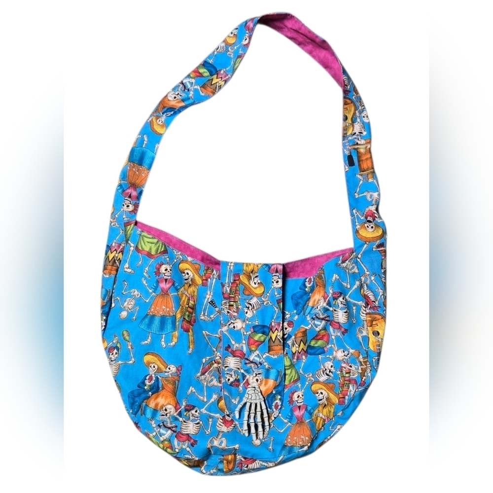 Colorful Skeleton Print Women's Bag New With Tags